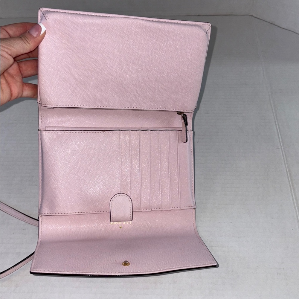 Kate Spade Light Pink Crossbody Bag Wallet - Picture 10 of 15